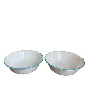 Corning Corelle Discontinued South Beach Pattern Soup Cereal Bowls Set Of 2